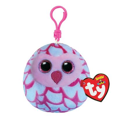 TY SQUISH A BOO CLIPS PINKY OWL 8CM - 2010973 010 - 2010973