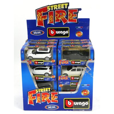AUTO BURAGO STREET FIRE 1:43 ASSORTI - 331 3001 - 331-3001