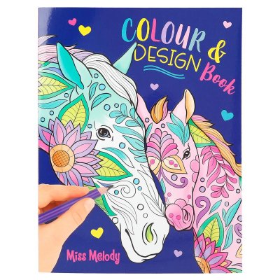 MISS MELODY COLOUR &amp; DESIGN BOOK - 4010070647346 - 0012452