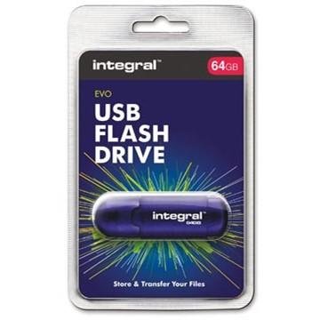 INTEGRAL EVO USB FLASH DRIVE 64 GB - 5055288418585 - *0010184390