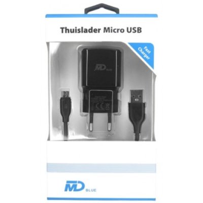 MDB THUISLADER + KABEL MICRO - USB ZW - 6000000100056 - *0010232963
