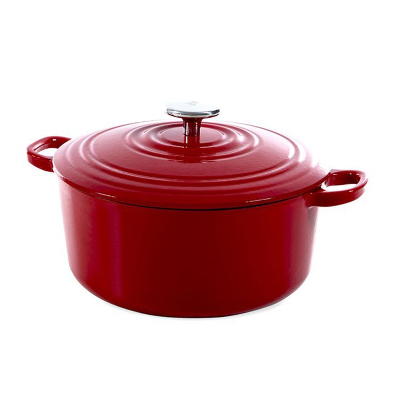 BK BRAADPAN BOURGOGNE 24 CM CHILI RED - 0010155754 01 - *0010155754