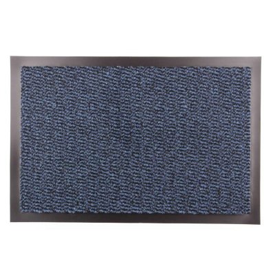 SCHOONLOOPMAT 40X60 BLAUW RUBBER RAND - 0010178560 - *0010178560