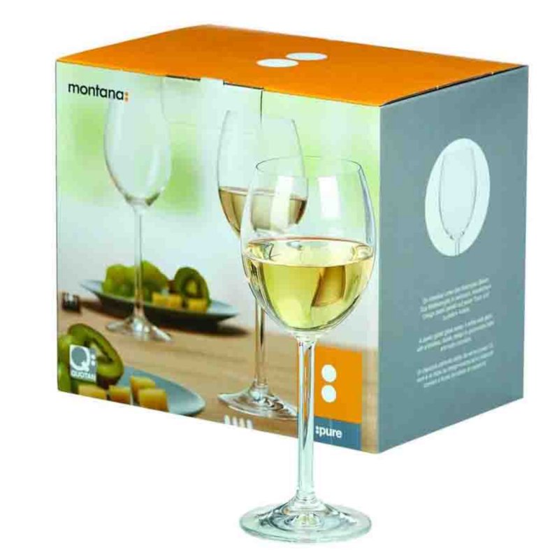 MONTANA WIJNGLAS SET 6 PURE WIT 250ML - 101 3962 - 101-3962