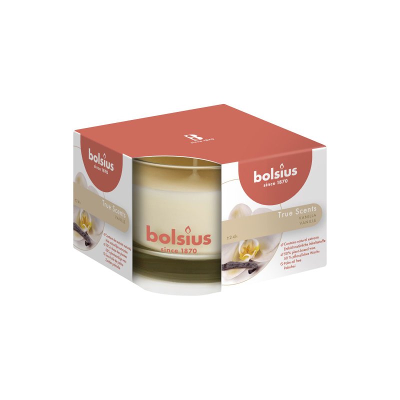 BOLSIUS TRUE SCENTS VANILLA MEDIUM - 101 6107 - 101-6107