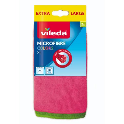 VILEDA MICROVEZELDOEK COLORS XL 2 STUKS - 111 8565 - 111-8565