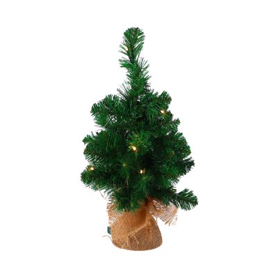 NORTON KERSTBOOM W BURLAP LED WERKT OP - 191 6996 - 191-6996