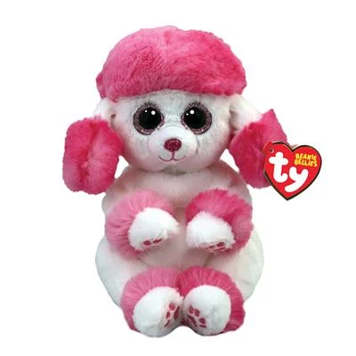 TY BEANIE BABIES BELLIES HEARTLY POODLE - 2013225 010 - 2013225