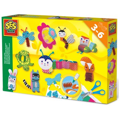 HOBBYSET SES KNUTSELEN MET PAPIERSTROKEN - 250 6481 - 250-6481