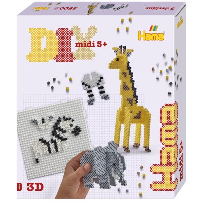 HAMA STRIJKKRALEN 2500 STUKS 3D SAFARI - 267 3256 - 267-3256