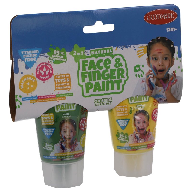 NATURAL FACE &amp; FINGER PAINT ASSORTI - 267 8556 - 267-8556