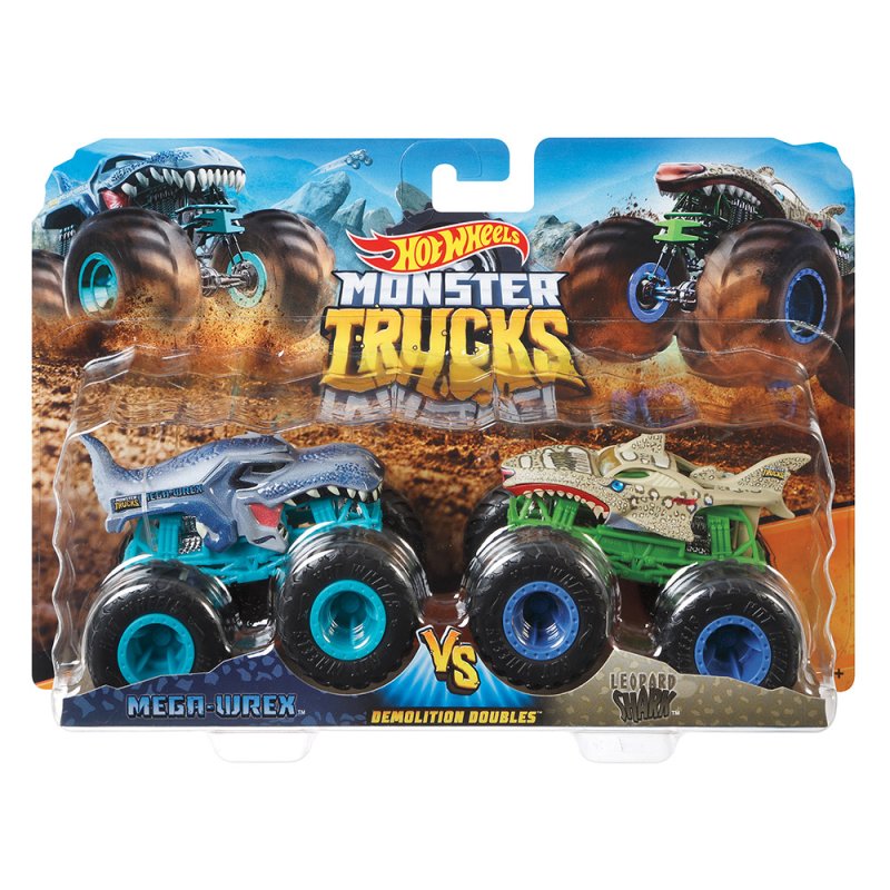 HOT WHEELS MONSTER TRUCKS 1:64 2 PACK - 303 1376 - 303-1376