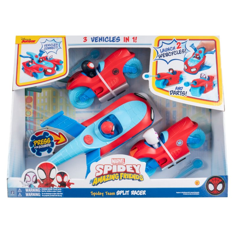 SPIDEY WEB TEAM SPLIT RACER VOERTUIG - 331 0346 - 331-0346