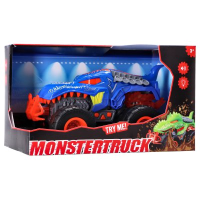 MONSTERTRUCK DINO GROEN MET LICHT EN GEL - 331 3810 - 331-3810