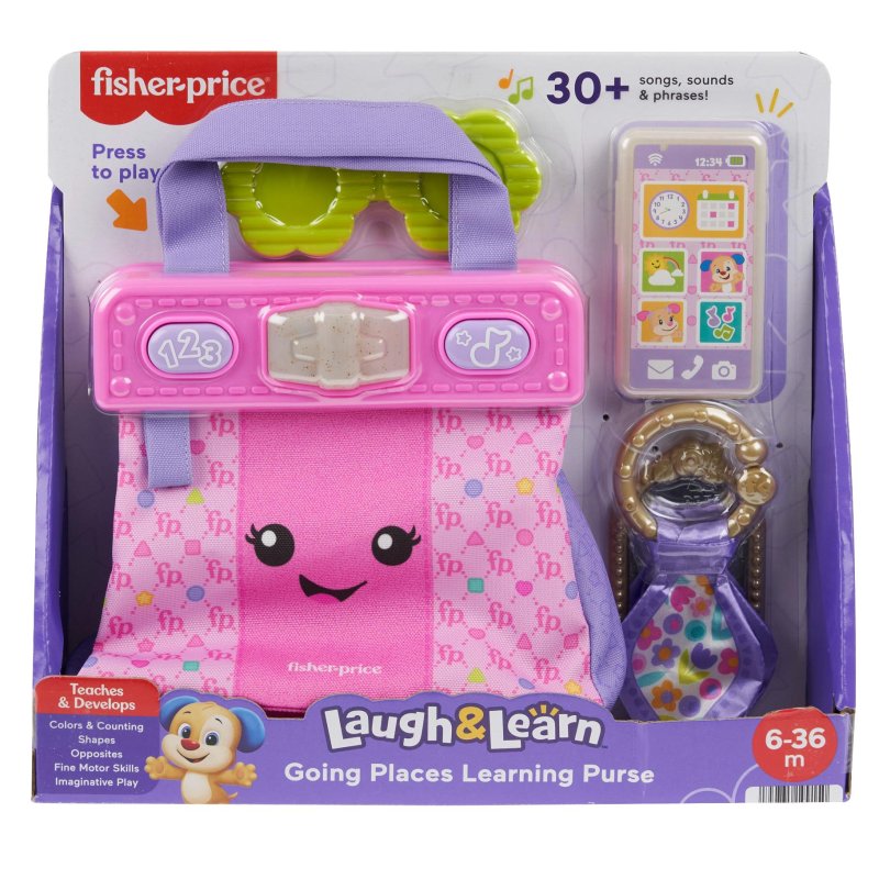 FISHER PRICE LACH &amp; LEER HANDTAS - 406 4712 - 406-4712