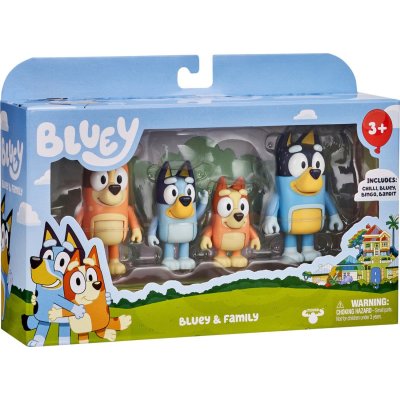 BLUEY FAMILIE FIGURENSET 4 PACK - 418 3009 - 418-3009