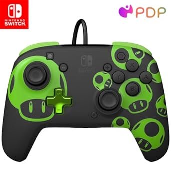 SWITCH WIRED CONTROLLER SUPER MARIO GLOW - 41p3gatsvl sx342 sy445 - *0010220732