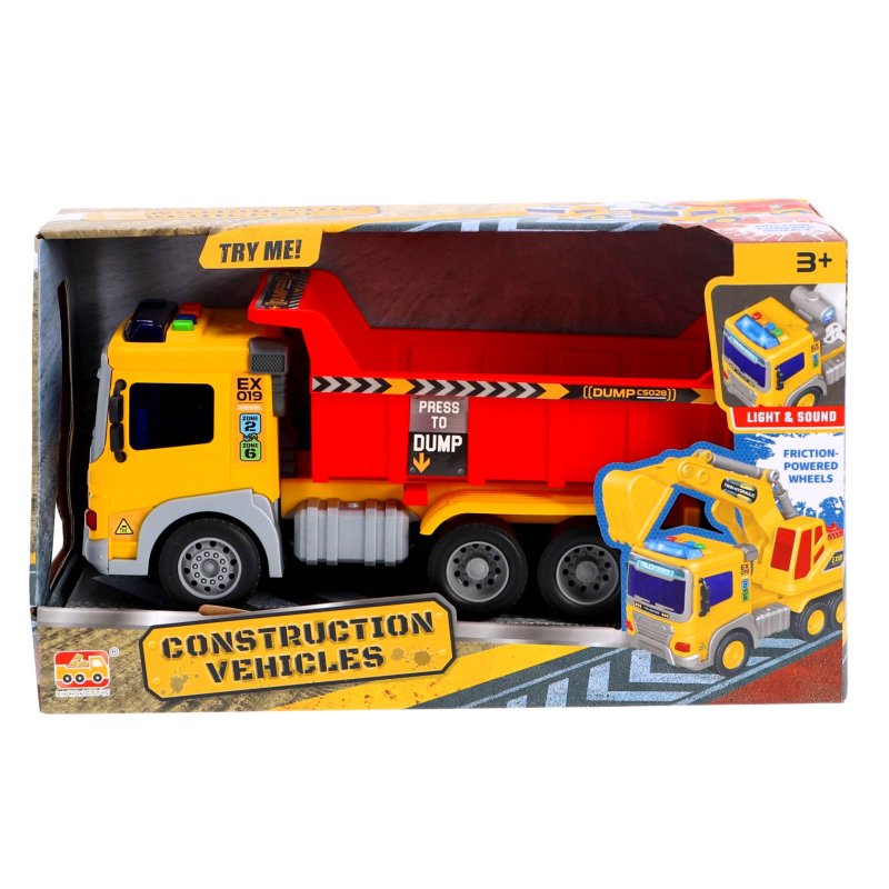 CONSTRUCTIE TRUCK MET LICHT EN GELUID - 420 6662 - 420-6662