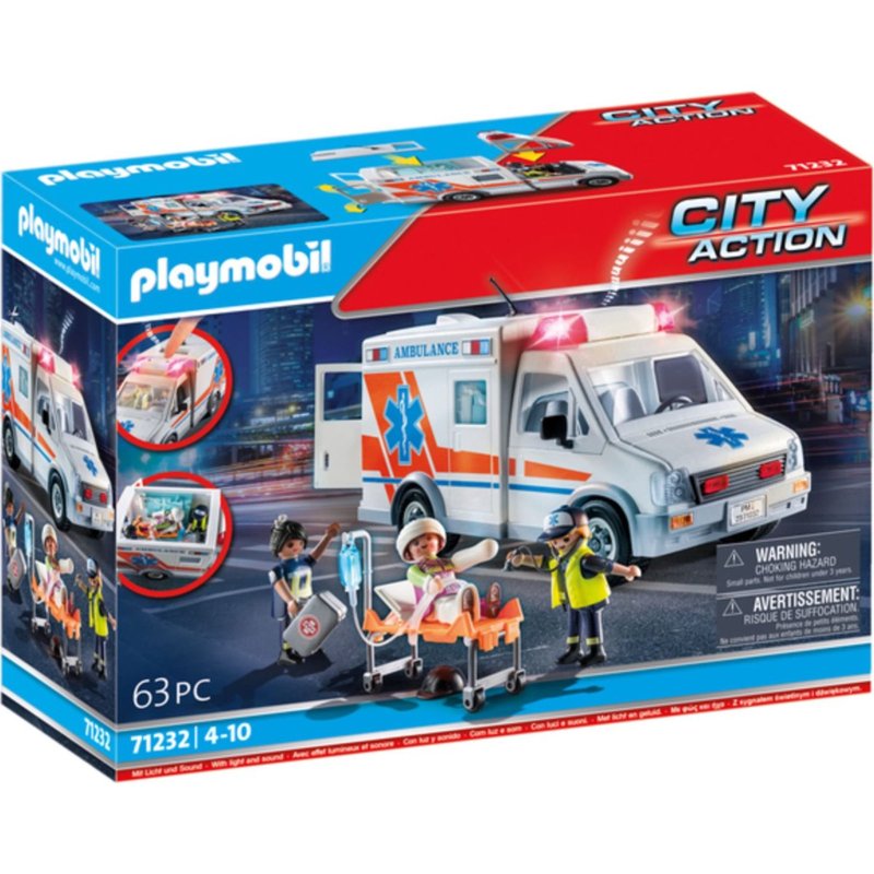 PLAYMOBIL 71232 AMBULANCE PROMO - 437 1232 - 437-1232