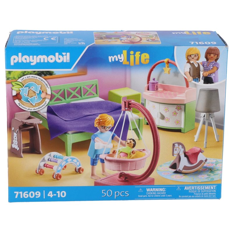 PLAYMOBIL 71609 SLAAPKAMER MET BABY SPEE - 437 1609 - 437-1609