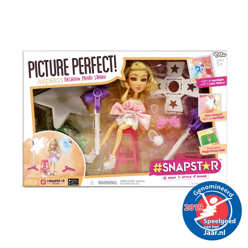 SNAPSTAR PHOTO STUDIO PLAY SET WITH DOLL - 466 3020 - 466-3020