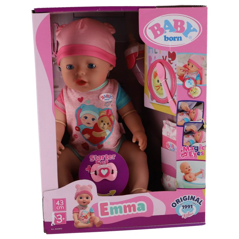 BABY BORN EMMA 43CM (GIRL) - 505 4800 - 505-4800