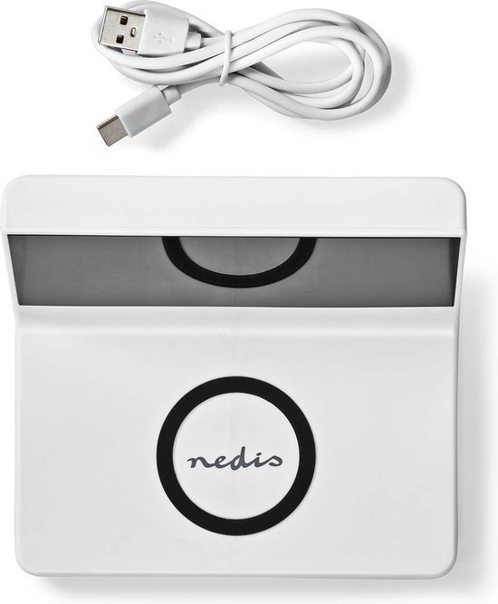 NEDIS DIGITALE WEKKER WIRELESS CHARGE WT - 5412810405657 3 - *0010233924