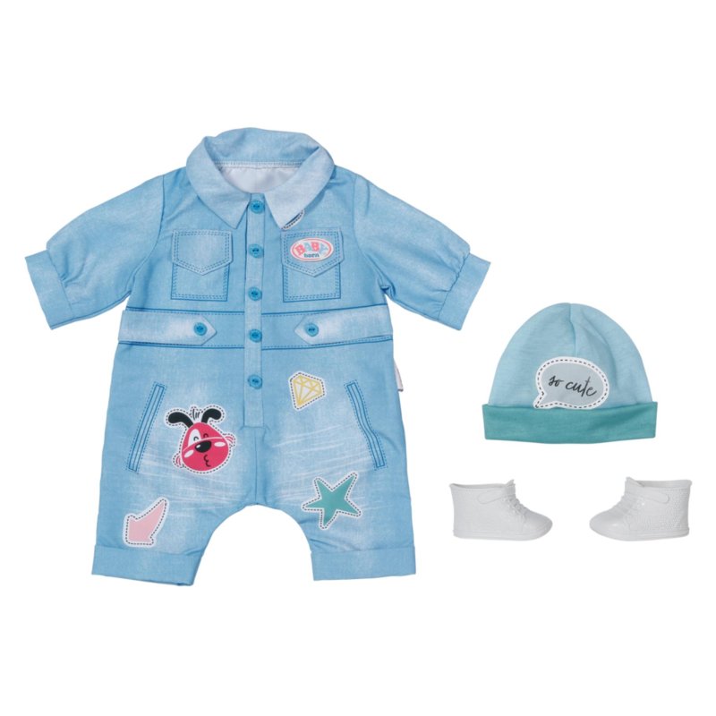 BABY BORN DELUXE JEAN OVERALL - 549 2592 - 549-2592