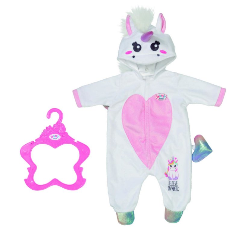 BABY BORN UNICORN ONESIE 43 CM - 549 2936 - 549-2936