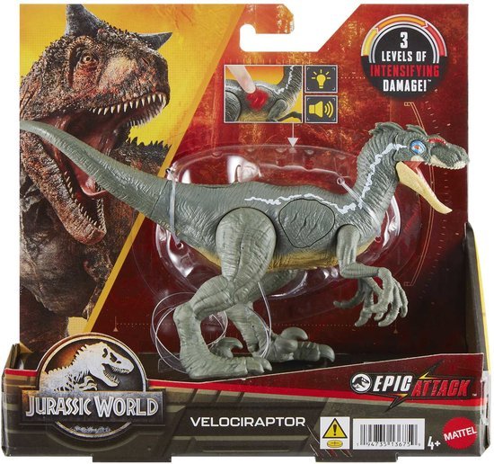 JURASSIC WORLD EPIC ATTACK VELOCIRAPTOR - 550x516 - 576-6759