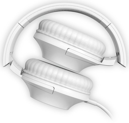 QWARE WIRED HEADPHONE WHITE - 550x525 1 - QWSND-210WH