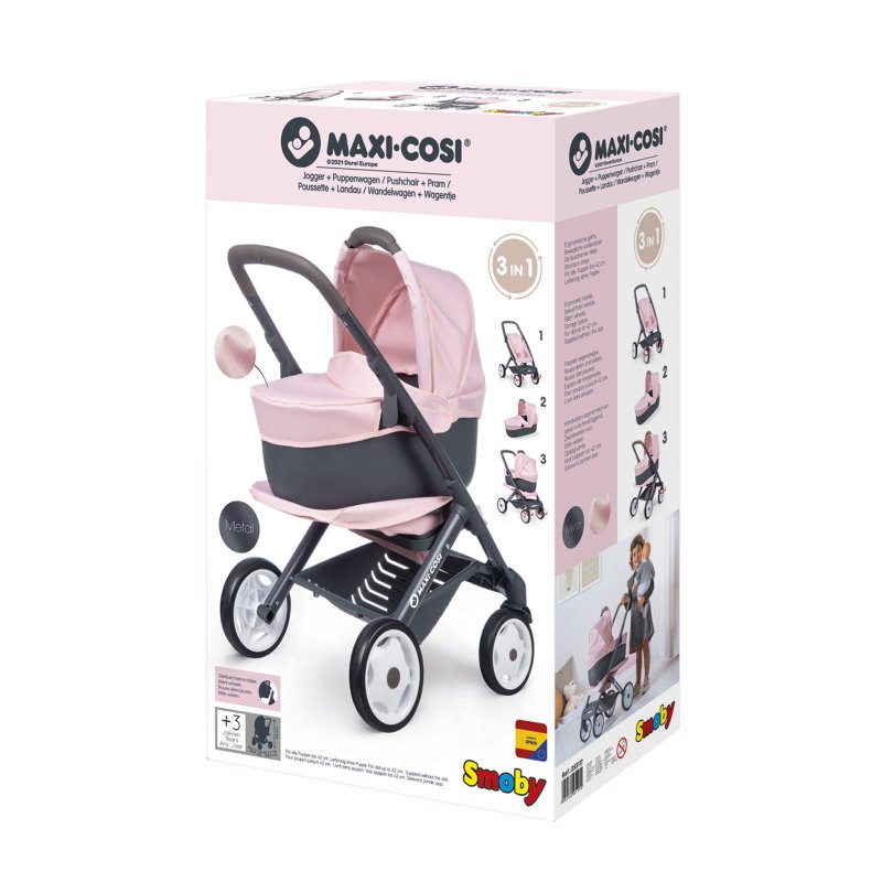 POPPENWAGEN QUINNY 3 IN 1 LICHT ROZE - 552 3117 - 552-3117