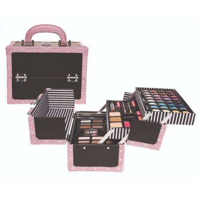 CASUELLE MAKE-UP KOFFER 3D GLITTER-PINK - 556 2343 - 556-2343