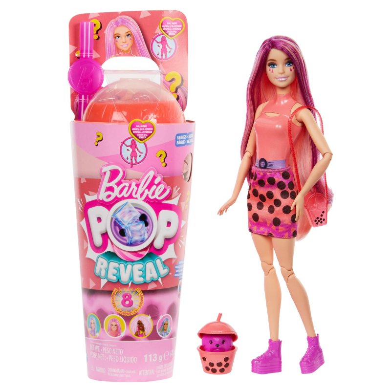 BARBIE POP REVEAL BOBA SERIE ZACHT ROZE - 571 1277 - 571-1277