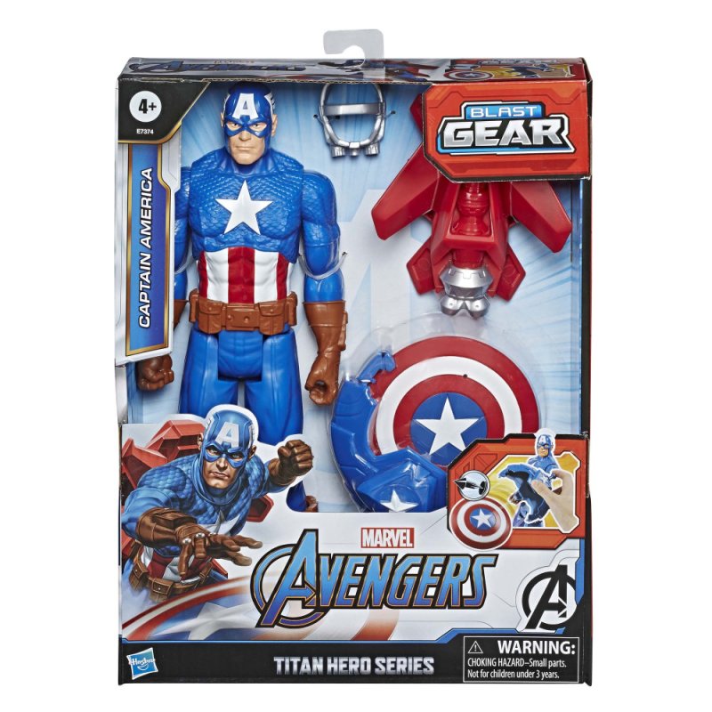 AVENGERS TITAN HERO BLAST GEAR CAPTAIN A - 576 7374 - 576-7374