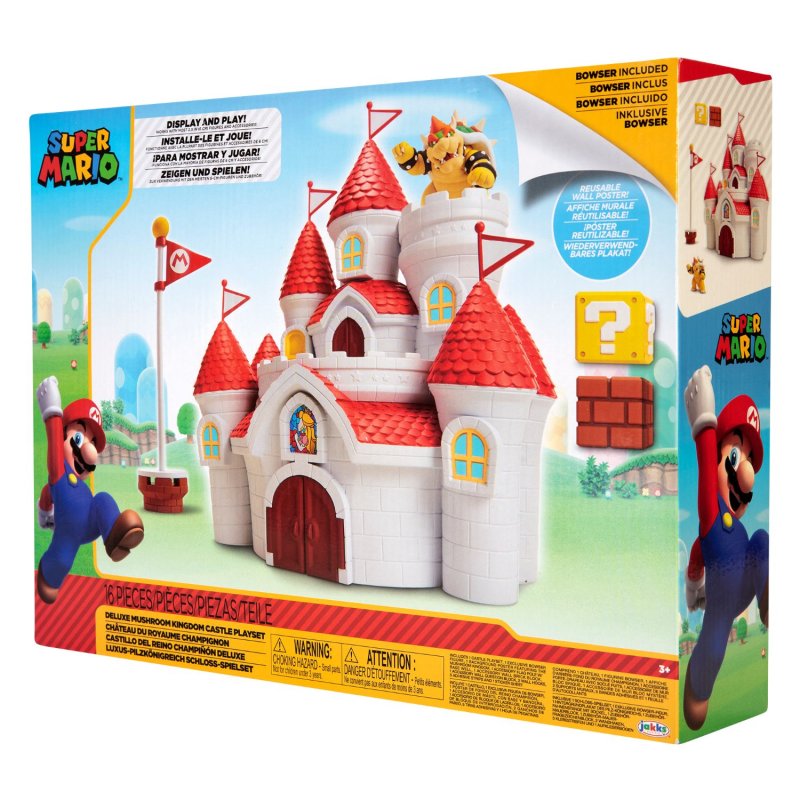 SUPER MARIO KASTEEL MUSHROOM KINGDOM  (V - 576 8541 - 576-8541