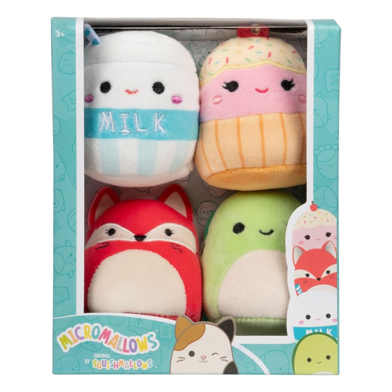 MICROMALLOWS 6,5 CM PLUCHE 4 PACK 4 - 586 0007 - 586-0007