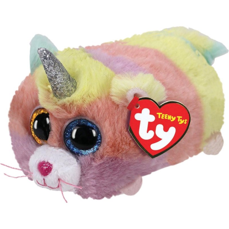 TY TEENY TY&apos;S HEATHER CAT 10CM - 586 2563 - 586-2563