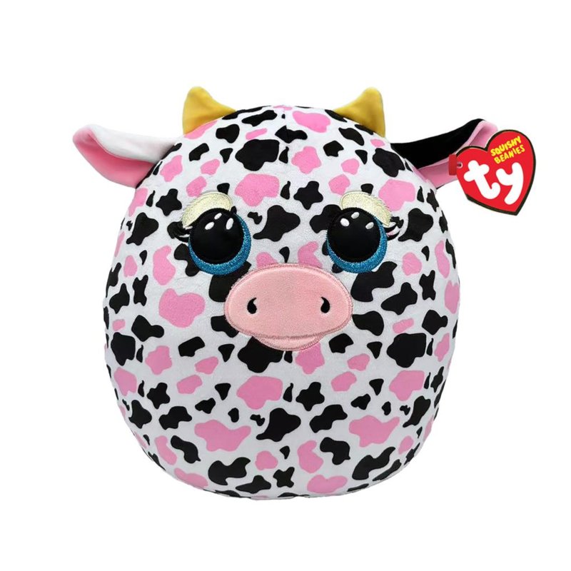 TY SQUISH-A-BOO MILKSHAKE COW 31CM - 586 9364 - 586-9364