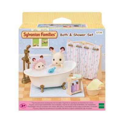 SYLVANIAN FAMILIES BAD &amp; DOUCHE SET - 594 5739 - 594-5739