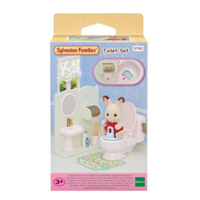 SYLVANIAN FAMILIES TOILET SET - 594 5740 - 594-5740