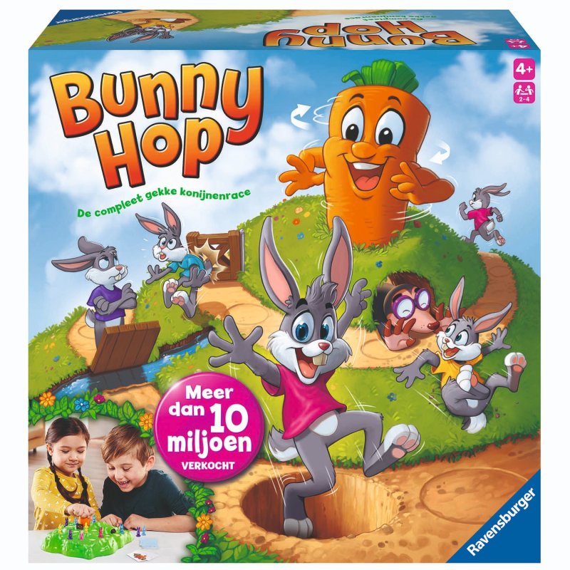 RAVENSBURGER SPEL BUNNY HOP - 601 3459 - 601-3459