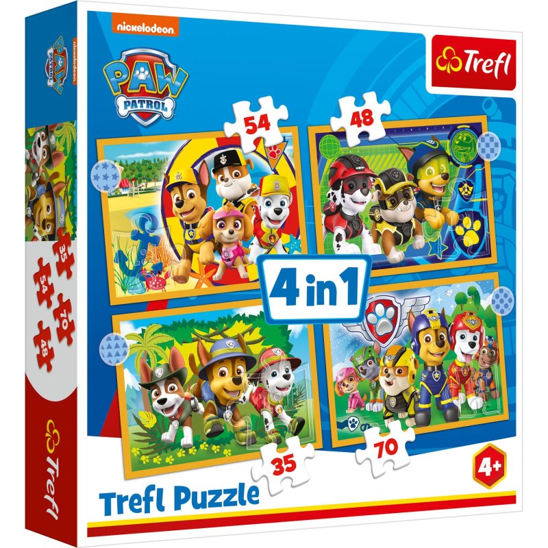 PUZZEL PAW PATROL 4 IN 1 - 603 4395 - 603-4395