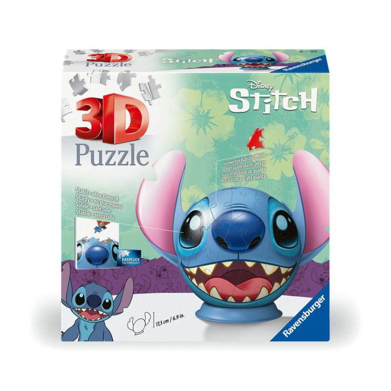 PUZZEL 3D STITCH MET OREN - 603 5747 - 603-5747