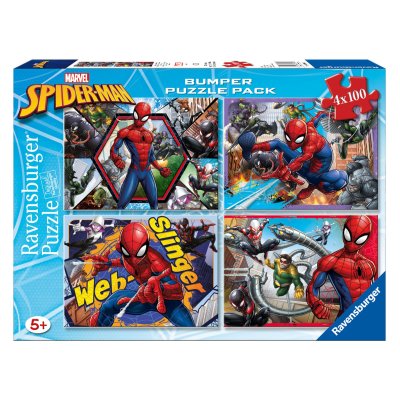 PUZZEL SPIDERMAN 4 IN 1 100 STUKJES - 603 9149 - 603-9149