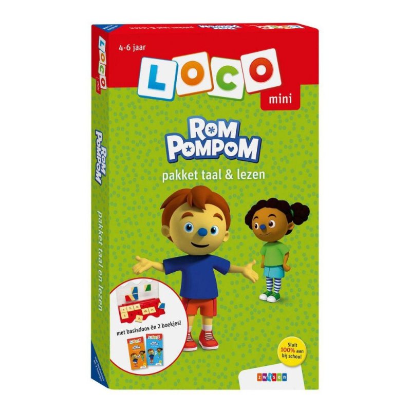 LOCO MINI ROMPOMPOM TAAL EN LEZEN - 608 0314 - 608-0314