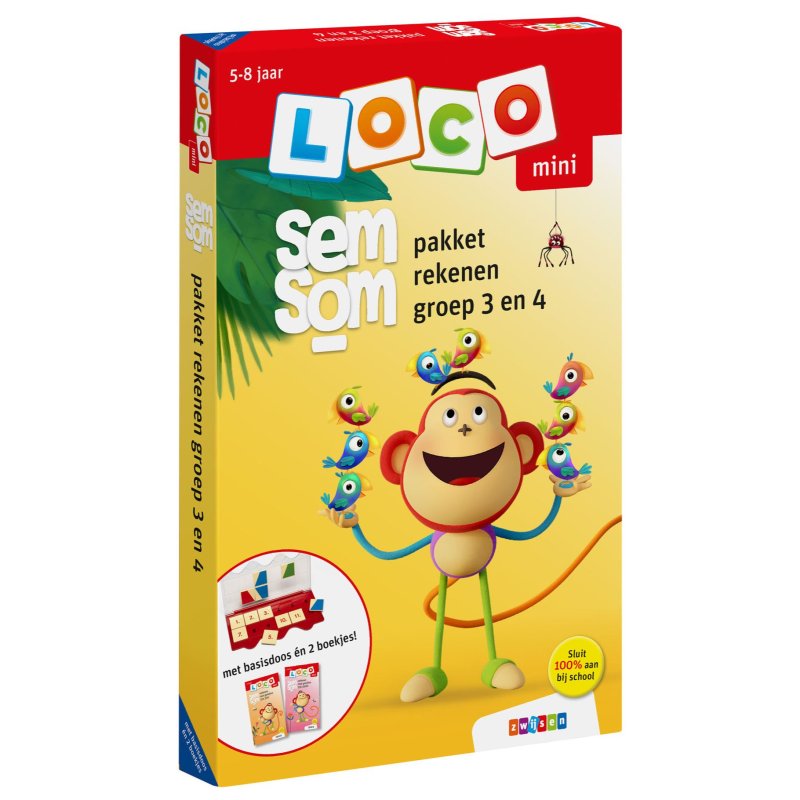 SEMSOM LOCO MINI PAKKET REKENEN GROEP 3 - 608 2492 - 608-2492