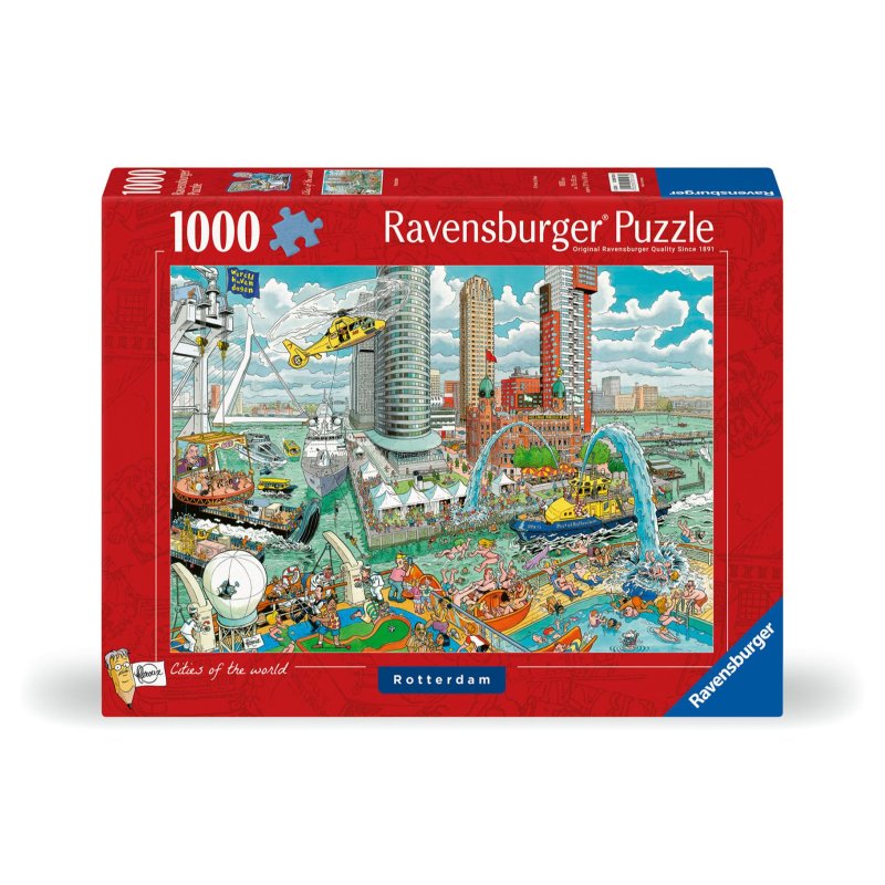 RAVENSBURGER PUZZEL FLEROUX ROTTERDAM 10 - 613 1034 - 613-1034