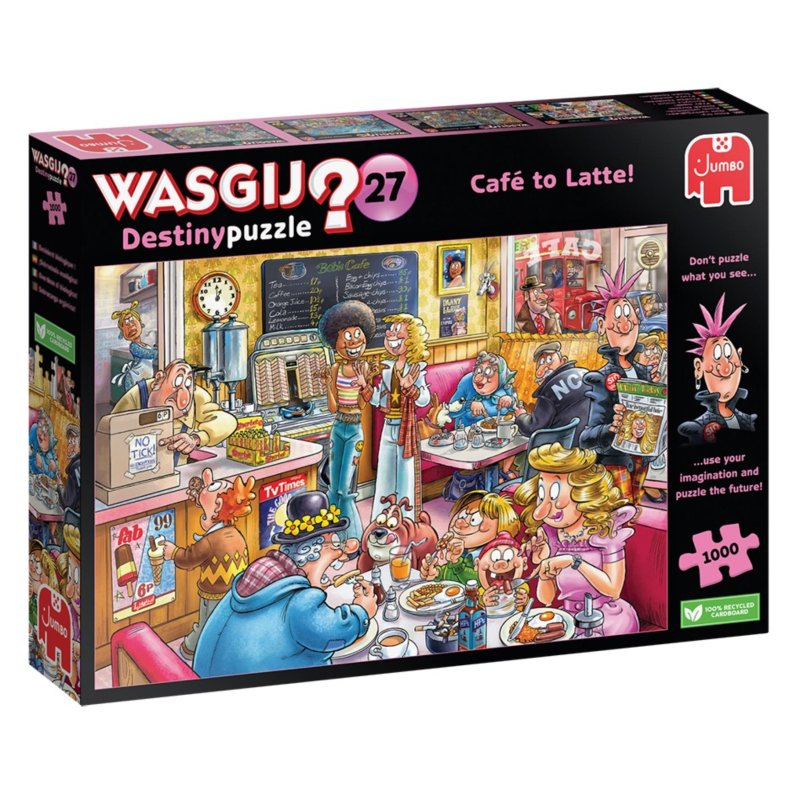 PUZZEL WASGIJ DESTINY 27 KOFFIESHOP 1000 - 613 1332 - 613-1332