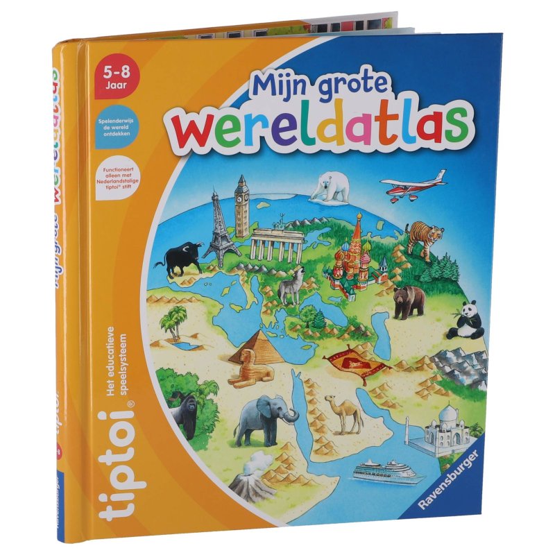 RAVENSBURGER TIPTOI BOEK DE WERELDATLAS - 624 0001 - 624-0001